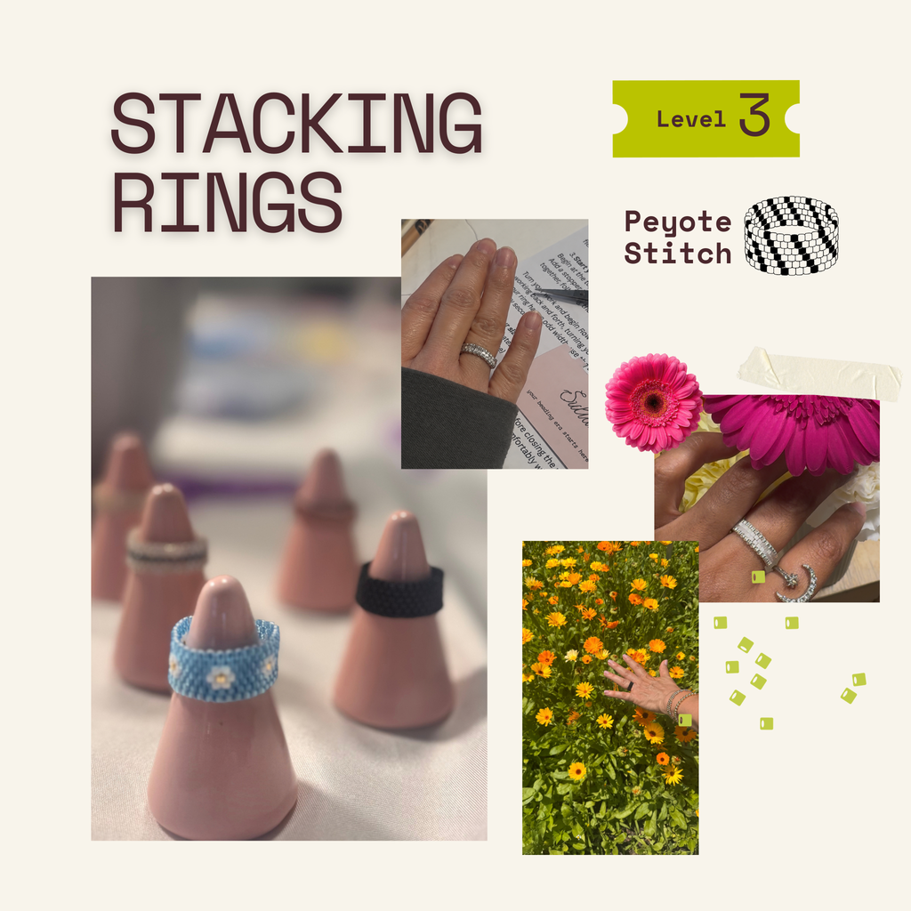 Make a Stacking Ring Workshop | Peyote Stitch - Level 3