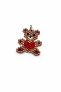 Love Charm in Bear with Heart of Gold