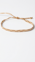 Forever Bracelet in Beige with Gold