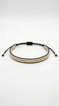 Forever Bracelet in Black and Beige