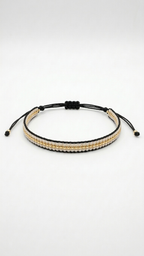 Forever Bracelet in Black and Beige