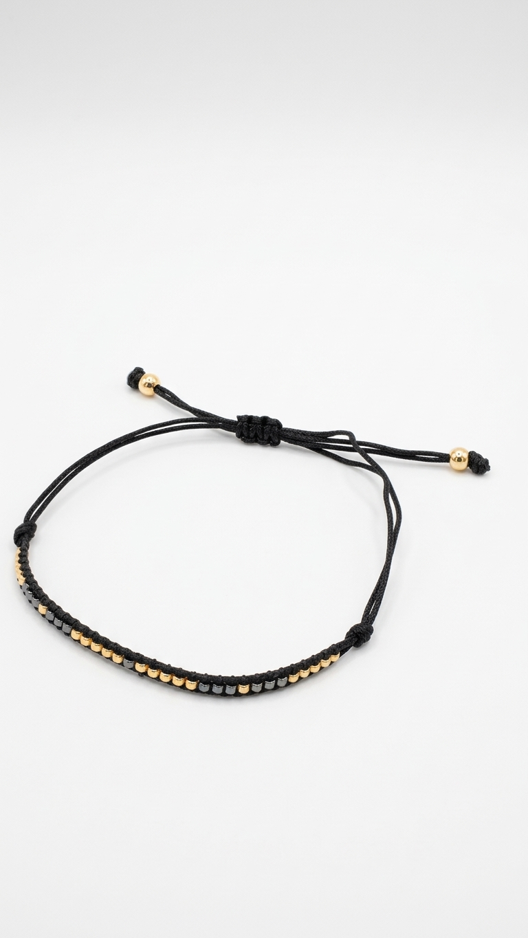 Forever Bracelet in Black and Gold
