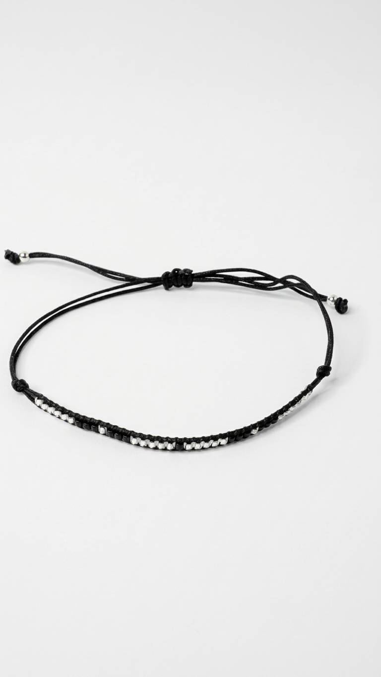 Forever Bracelet in Black and Silver