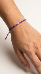 Forever Bracelet in Purple with Silver