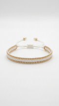 Forever Bracelet in White and Gold