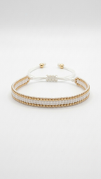 Forever Bracelet in White and Gold