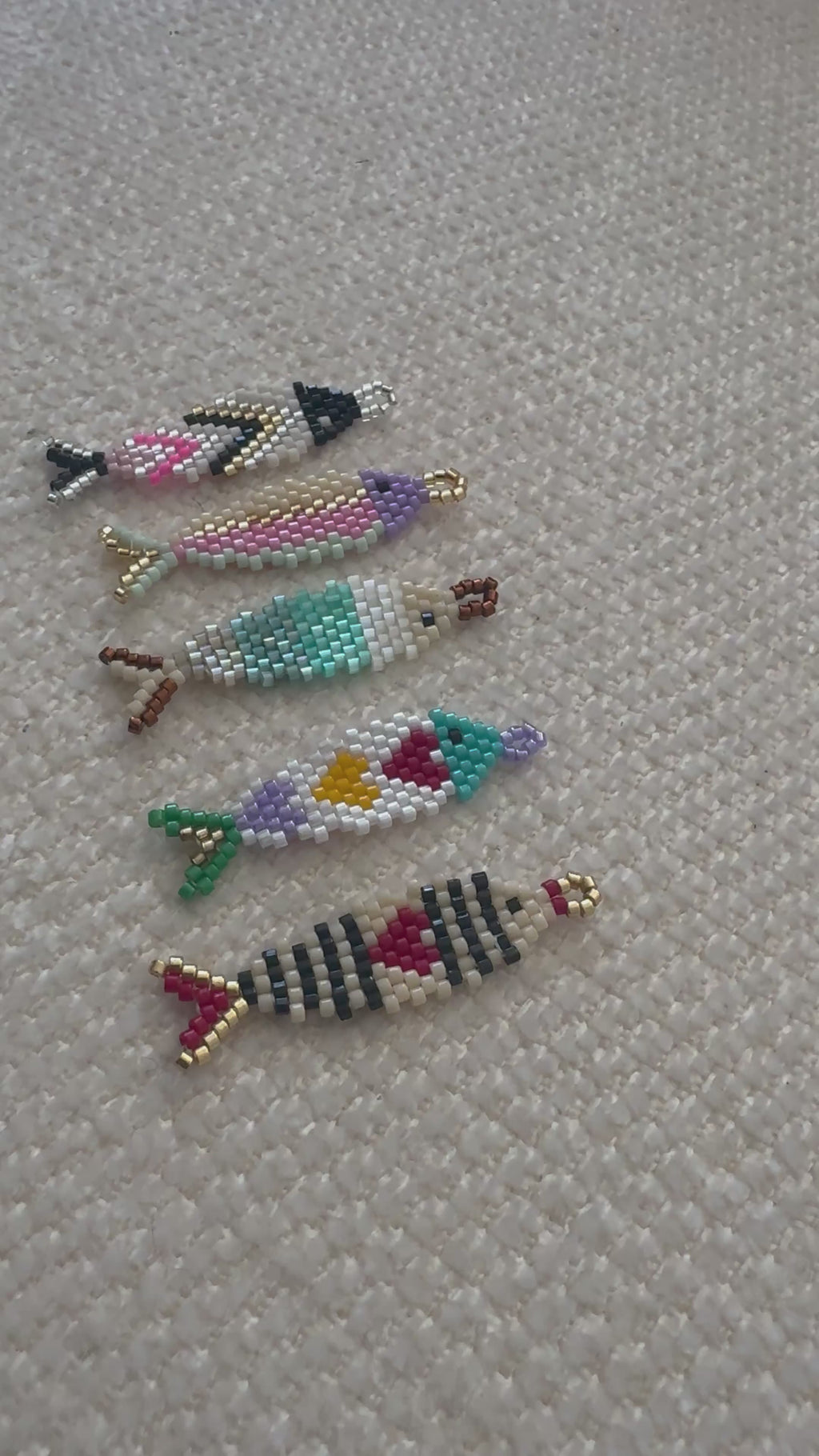 Make a Sardine Workshop ✶ Learn Brick Stitch