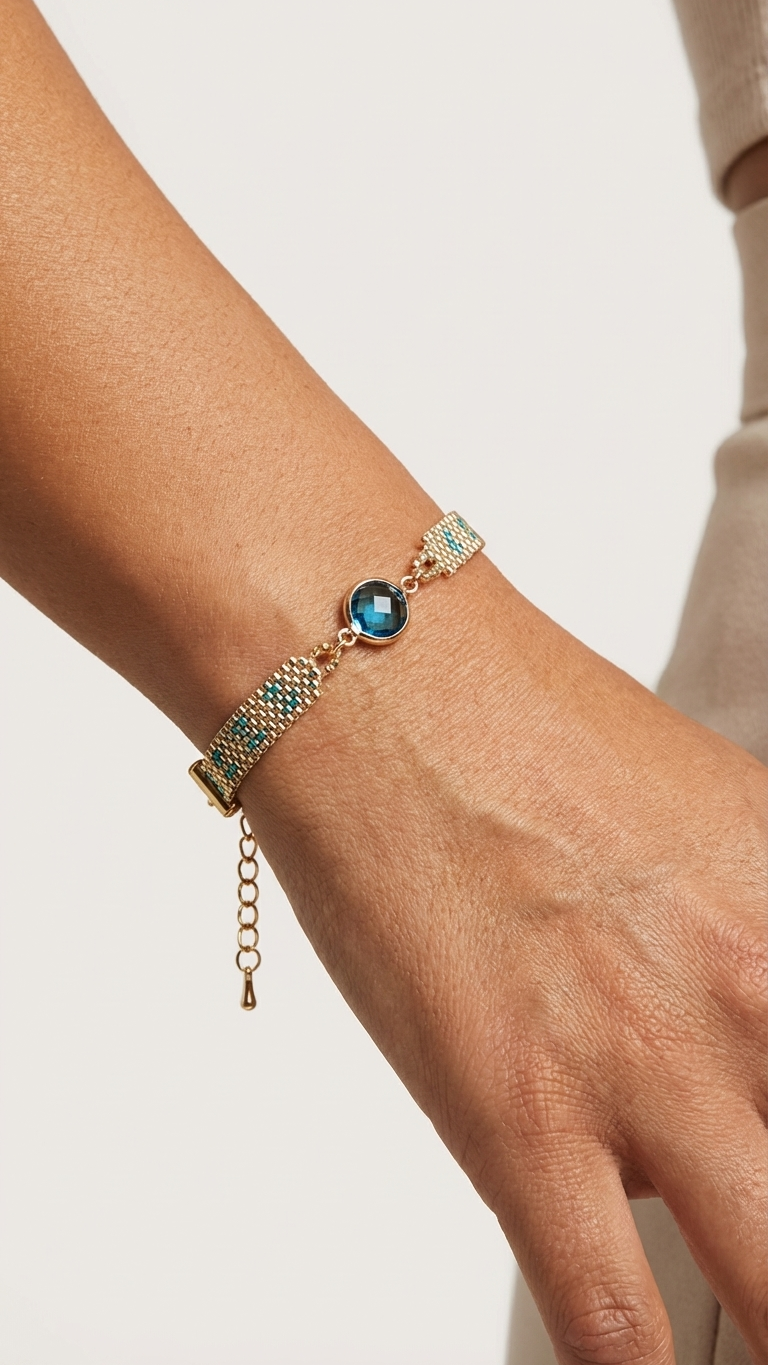 Structure No. 2 in Turquoise Drop Charm