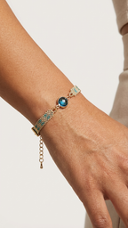 Structure No. 2 in Turquoise Drop Charm